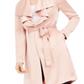 Bar III Women's Drape Front Duster Jacket Pink Size X-Large
