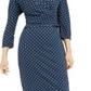Weekend Max Mara Estri Printed Wrap Dress Blue Size M