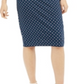 Weekend Max Mara Estri Printed Wrap Dress Blue Size M