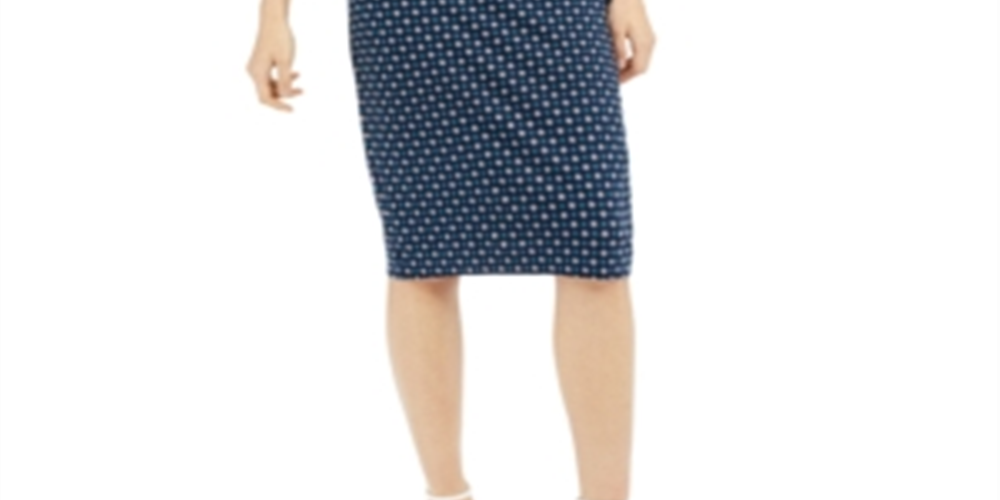 Weekend Max Mara Estri Printed Wrap Dress Blue Size M