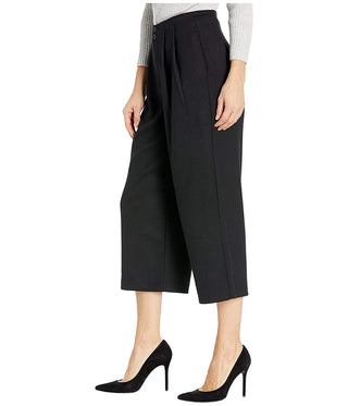 NYDJ Women's Frisco Wide Leg Pants Black Size 10