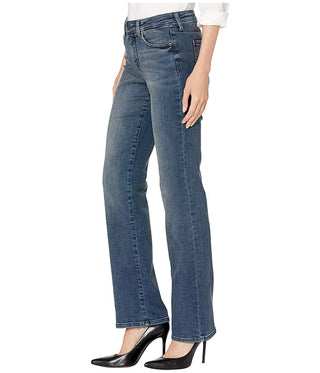 NYDJ Women's Marilyn Straight Jeans in Lombard  Blue Size 4