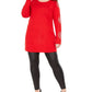 INC International Concepts Women's Plus Rhinestone Tunic Real Red Size 0X