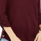 A. Byer Junior's Long Sleeve Side-Button Top Raisin Size Large