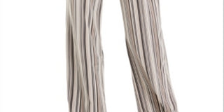 Alfani Women's Striped Palazzo Pants Brown Size Petite S