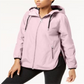 Calvin Klein Women's Performance Hooded Cross Back Jacket Pink Size Small