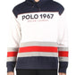 Polo Ralph Lauren Men's Color-Blocked Fleece Hoodie in White Size Small