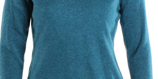 Charter Club Women's Crewneck Cashmere Sweater Blue Size 0X