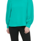 Calvin Klein  Women's  Long Sleeve Jewel Neck Top Green Size Small