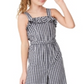Charter Club Big Girl's Mommy & Me Gingham Jumpsuit Blue Size X-Large
