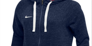 Nike Women's W Nk Gym Hoodie  Navy  Size Small