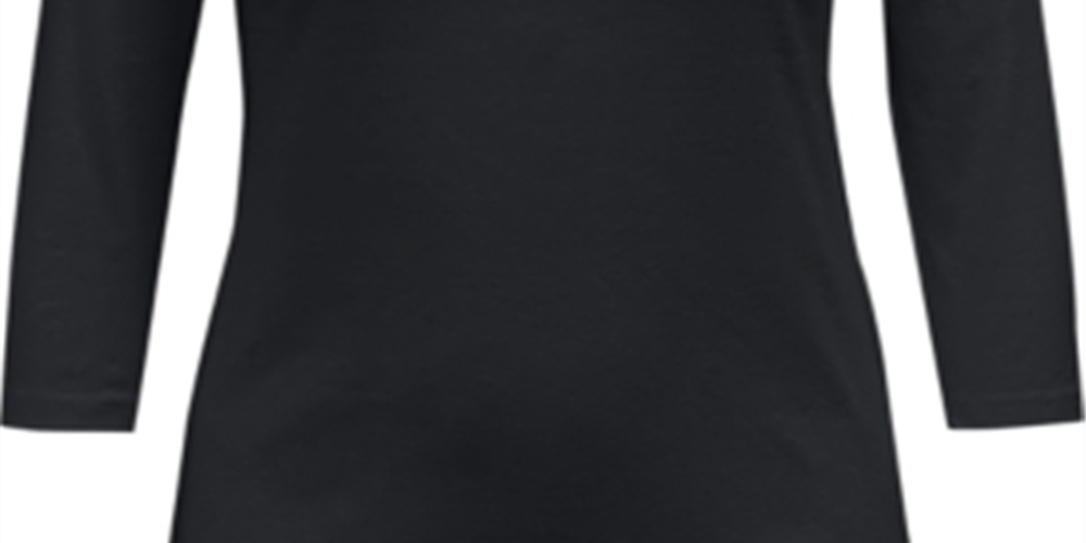 Karen Scott Women's Cotton Split Neck Grommet Top -Black Size S