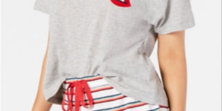 Jenni Women's Graphic Sleep T-Shirt Gray Size Medium