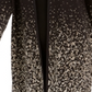 JM Collection Women's Metallic-Print Open-Front Cardigan  Deep  Black Size XS