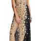 Free People Women's Sleeveless Printed Maxi Dress Black Size XS