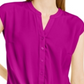 INC International Concepts Women's Twist Front Top Pink Size XS