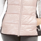 Calvin Klein Women's Performance Funnel-Neck Vest - Metallic Bare Pink Size 2XL