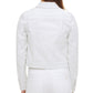 Calvin Klein Women's Denim Jacket White Size XL