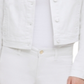 Calvin Klein Women's Denim Jacket White Size XL