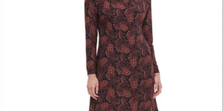 TOMMY HILFIGER Women's  Long Sleeve Above the Knee Dress Black Size 8