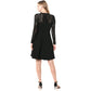 Tommy Hilfiger Women's Sleeveless Above the Knee Sheath Party Dress Black Size 18