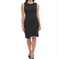 Tommy Hilfiger Women's Sleeveless Above the Knee Sheath Party Dress Black Size 18