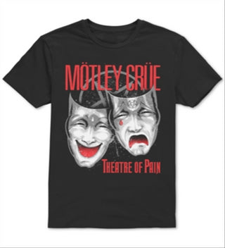 H3 Men's Motley Crue Graphic T-Shirt Black Size Medium