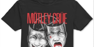 H3 Men's Motley Crue Graphic T-Shirt Black Size Medium