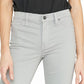 Hudson Women's Barbara Super Skinny Fit Mid-Rise Ankle Jeans Gray Size 27