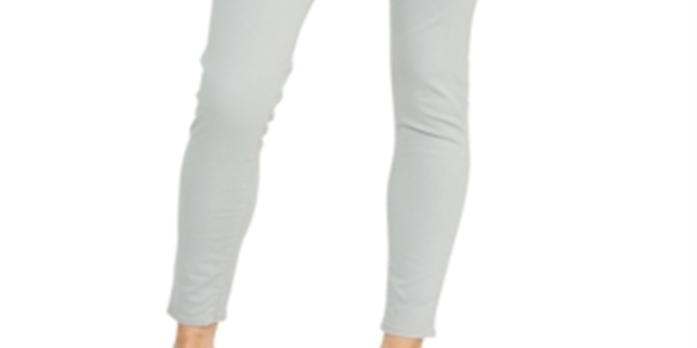 Hudson Women's Barbara Super Skinny Fit Mid-Rise Ankle Jeans Gray Size 27