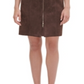 Tommy Hilfiger Women's Faux-Suede Sheath Dress Chocolate Size 16