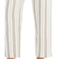 Charter Club Women's Striped Linen Pants Flax Combo XL