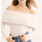 Free People Women's  Long Sleeve T-Shirt Top  Pink Size Large