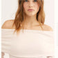 Free People Women's  Long Sleeve T-Shirt Top  Pink Size Large
