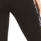 Calvin Klein Women's Performance Logo High-Waist Leggings Black Size XL
