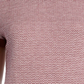 Maison Jules Women's Ribbed Ringer Sweater Ruby Wine Combo M