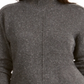 Karen Scott Women's  Mock-Neck Sweater Charcoal Heather Black Size Large