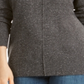 Karen Scott Women's  Mock-Neck Sweater Charcoal Heather Black Size Large