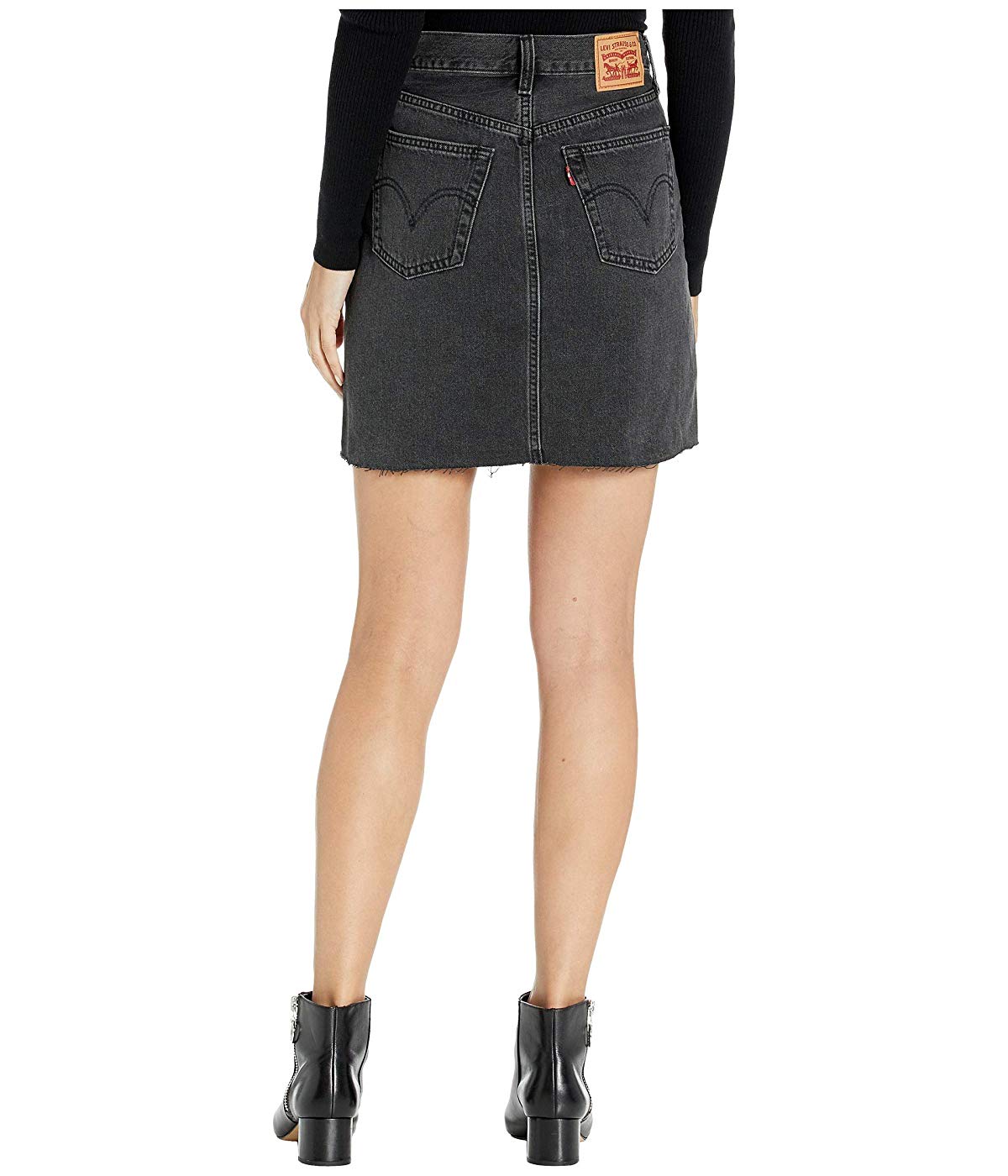 Levi's Women's HR Decon Iconic  Skirts Black Size  30