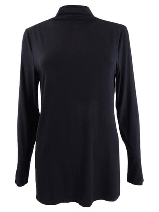 Alfani Women's Mock-Neck Top Black Size Medium