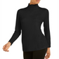 Alfani Women's Mock-Neck Top Black Size Medium