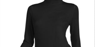 Alfani Women's Mock-Neck Top Black Size Medium