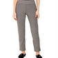 Charter Club Women's  Petite Printed Pull-On Pants Deep Black Combo Size  8P