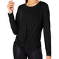 Calvin Klein Women's Fitness Running T-Shirt Black Size 2XL