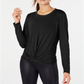 Calvin Klein Women's Fitness Running T-Shirt Black Size 2XL