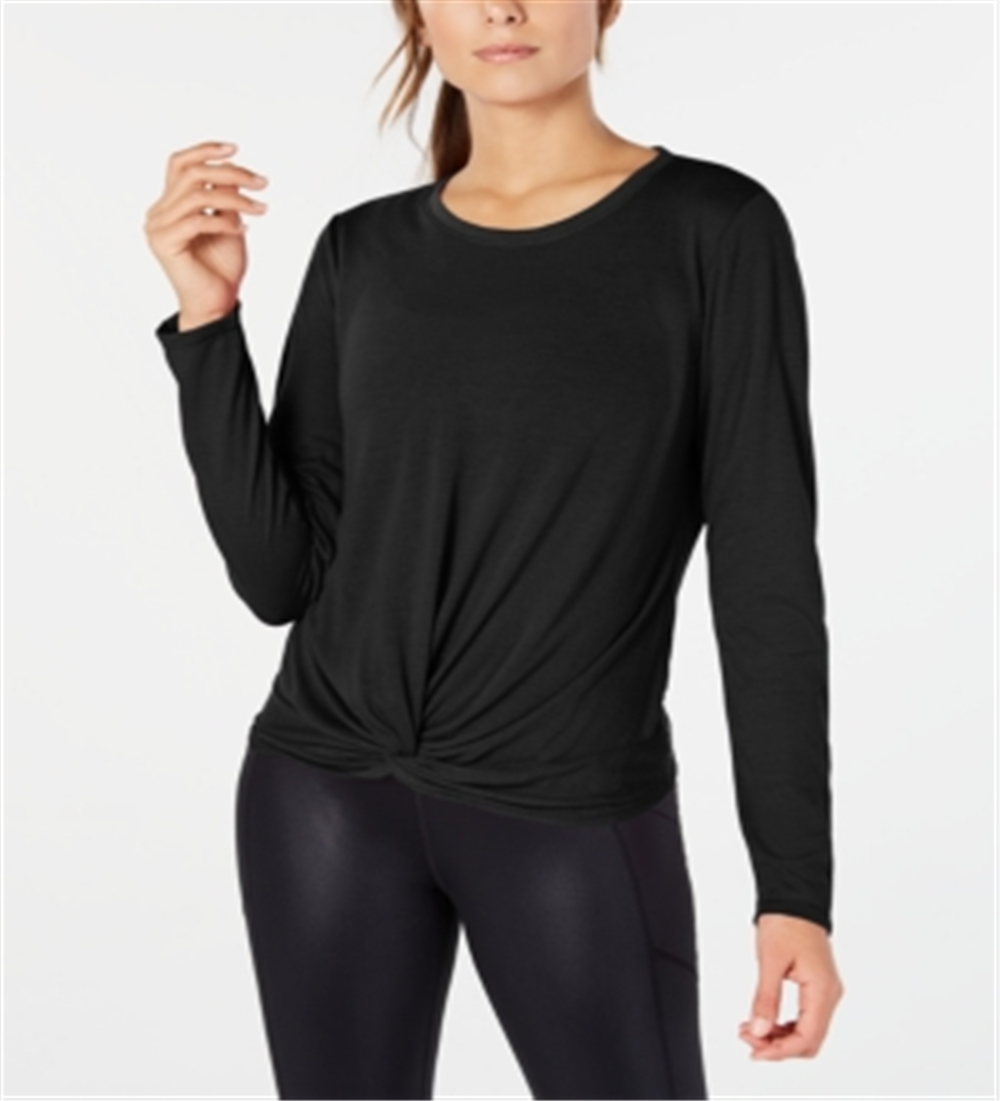 Calvin Klein Women's Fitness Running T-Shirt Black Size 2XL