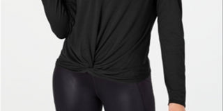 Calvin Klein Women's Fitness Running T-Shirt Black Size 2XL