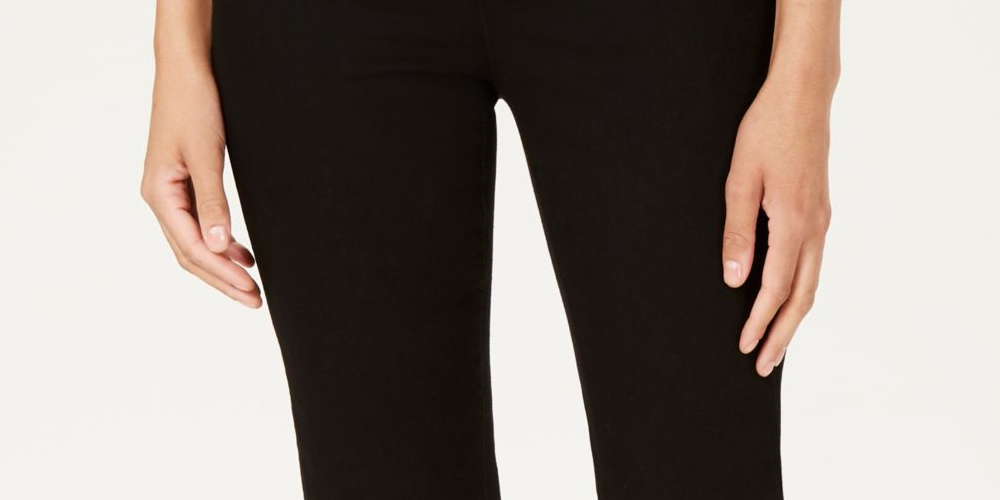 Charter Club Women's  Petite Atlantic Skimmer Jeans  Saturated Black Size 4 P