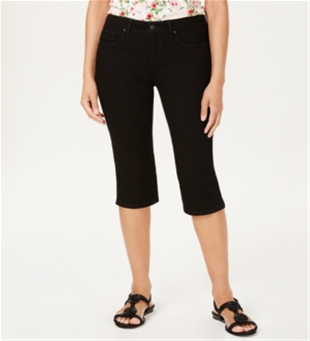 Charter Club Women's  Petite Atlantic Skimmer Jeans  Saturated Black Size 4 P