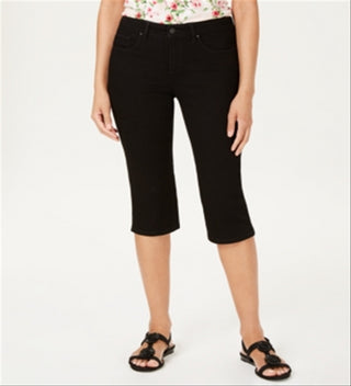 Charter Club Women's  Petite Atlantic Skimmer Jeans  Saturated Black Size 4 P